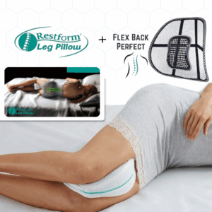 Restform Leg Pillow + Flex Back Perfect