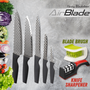 Harry Blackstone Airblade + Knife Sharpener + Blade Brush