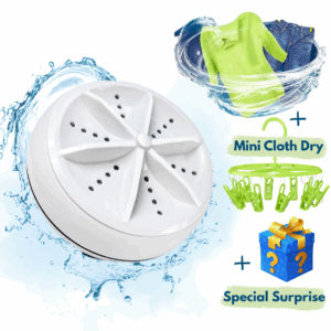 Ultra Sonic Mini Wash Machine + Mini Cloth Dry + Special Surprise
