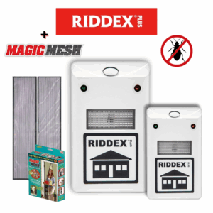Pest Reject Riddex Pest Repeller 1+1 + Magic Mesh