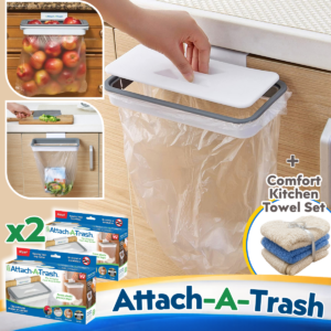 Attach-A-Trash 1+1 + Comfort Kitchen Towel Set