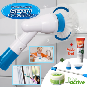 Hurricane Spin Scrubber + Bio Clean Active 450 gr. + Mold Gel